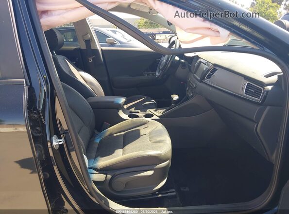 KNDCD3LD1J5205106 2018 KIA NIRO PLUG-IN HYBRID Black Vista interior delantera