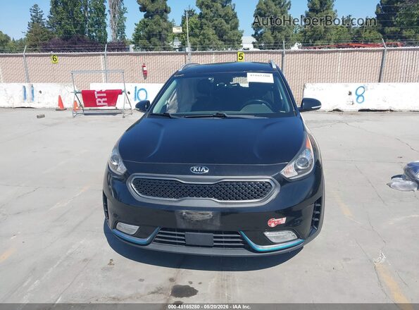 KNDCD3LD1J5205106 2018 KIA NIRO PLUG-IN HYBRID Black Vista del cuadro de instrumentos