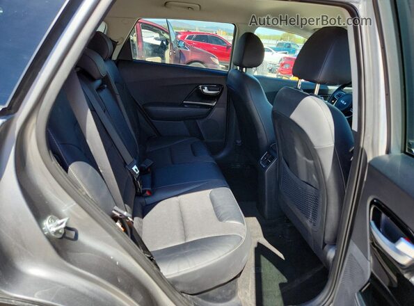 KNDCD3LD6N5546765 2022 KIA NIRO Gray უკანა სალონის ხედი