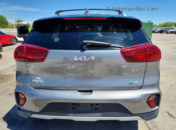 KNDCD3LD6N5546765 2022 KIA NIRO Gray უკანა ხედი