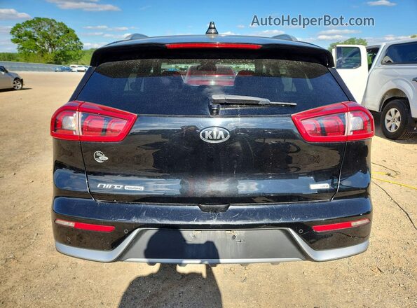 KNDCE3LC2H5047132 2017 KIA NIRO Black Widok z tyłu