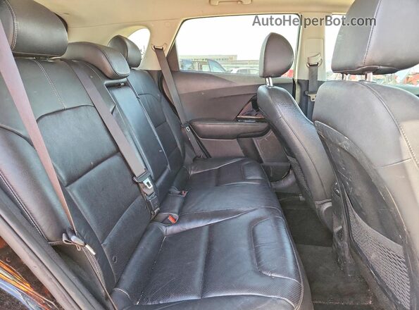KNDCE3LC2H5047132 2017 KIA NIRO Black Widok wnętrza z tyłu