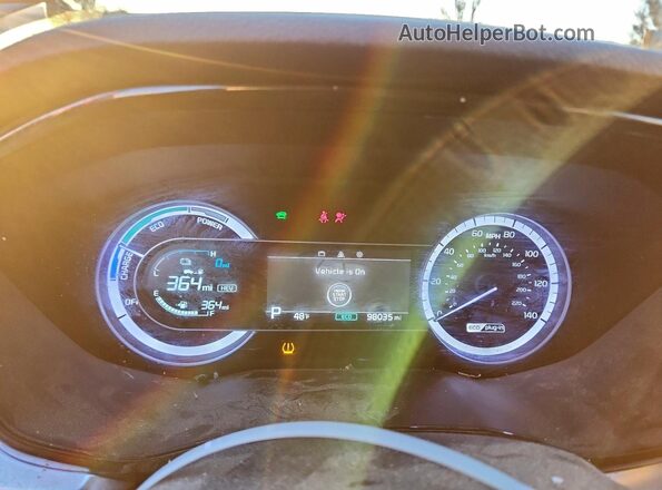 KNDCM3LD1L5390664 2020 KIA NIRO Black Vista del cuadro de instrumentos