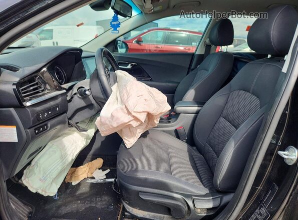 KNDCM3LD1N5503239 2022 KIA NIRO Black Vista interior delantera