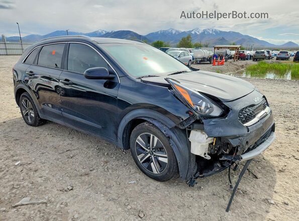 KNDCM3LD1N5503239 2022 KIA NIRO Black Delantero derecho