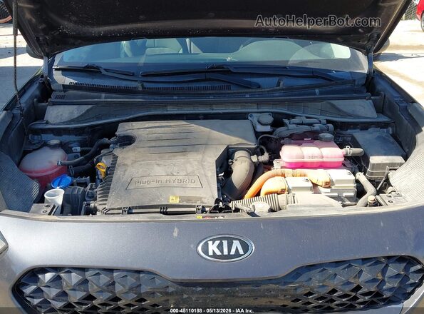 KNDCM3LD7M5463229 2021 KIA NIRO PLUG-IN HYBRID Gray Вид ззаду