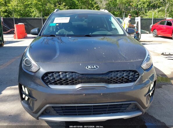 KNDCM3LD7M5463229 2021 KIA NIRO PLUG-IN HYBRID Gray Вид задньої частини салону