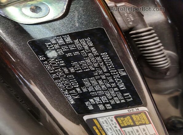 KNDCP3LE0T5322808 2026 KIA NIRO Угольный 