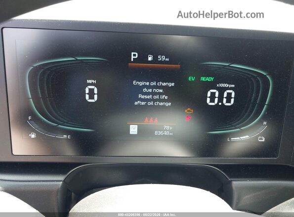 KNDCP3LE1S5216236 2025 KIA NIRO Gray Вид задніх сидінь