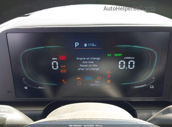 KNDCP3LE5R5156875 2024 KIA NIRO Gray უკანა სავარძლების ხედი