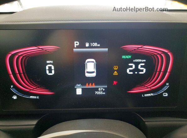 KNDCP3LEXT5340278 2026 KIA NIRO Белый Вид щитка приборов