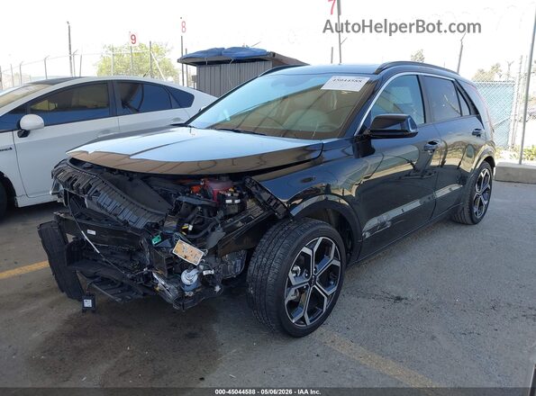 KNDCR3LE8P5099708 2023 KIA NIRO Black Przód lewy