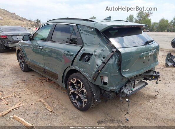 KNDCR3LE8P5114496 2023 KIA NIRO Green უკანა მარცხენა