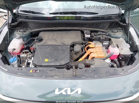 KNDCR3LE8P5114496 2023 KIA NIRO Green უკანა ხედი