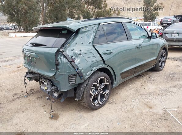 KNDCR3LE8P5114496 2023 KIA NIRO Green უკანა მარჯვენა