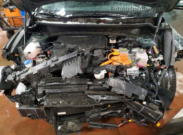 KNDCR3LE9S5260902 2025 KIA NIRO Gray Vista del compartimento del motor