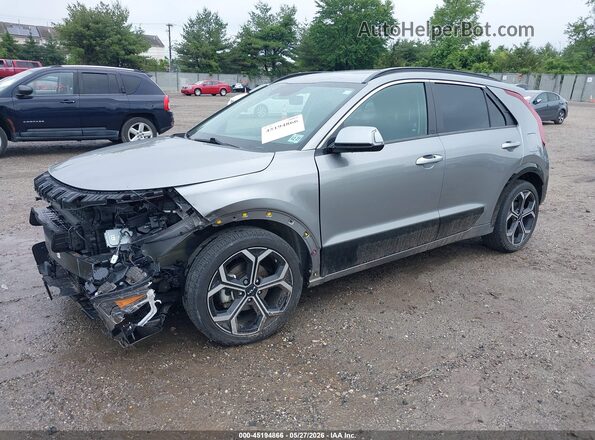 KNDCT3LE8P5059095 2023 KIA NIRO Gray Передня ліва чверть