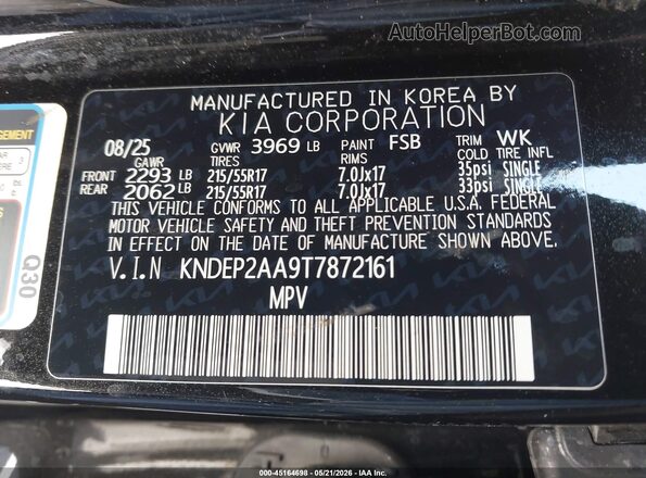 KNDEP2AA9T7872161 2026 KIA SELTOS Black Շարժիչի բաժամունքի տեսք