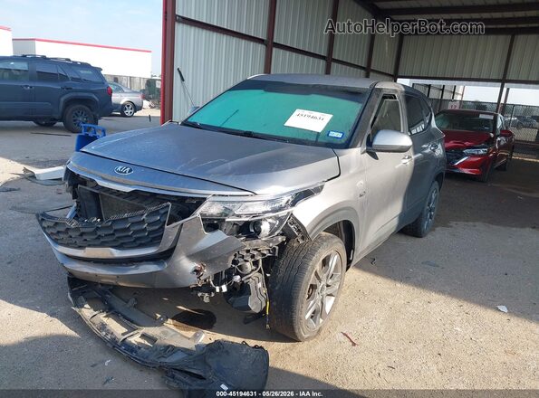 KNDEPCAA4M7049449 2021 KIA SELTOS Серый Передняя левая четверть