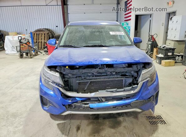 KNDEPCAA5M7101154 2021 KIA SELTOS Blue წინა ხედი