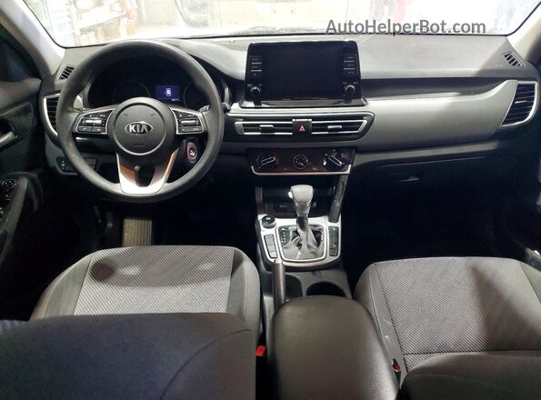 KNDEPCAA5M7101154 2021 KIA SELTOS Blue წინა პანელის ხედი