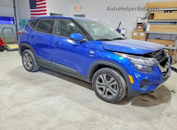 KNDEPCAA5M7101154 2021 KIA SELTOS Blue წინა მარჯვენა