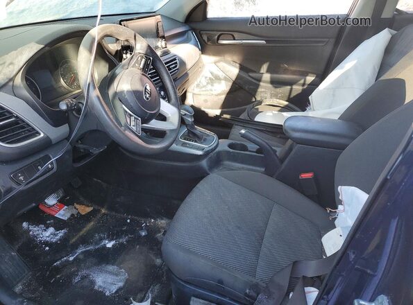 KNDEPCAA8M7215312 2021 KIA SELTOS Blue Widok wnętrza z przodu