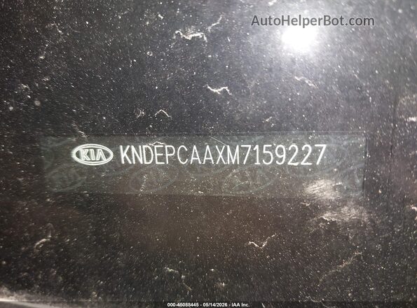 KNDEPCAAXM7159227 2021 KIA SELTOS Black Vista del compartimento del motor