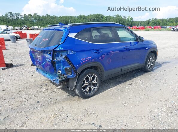 KNDERCAA0N7268775 2022 KIA SELTOS Blue Հետևի աջ