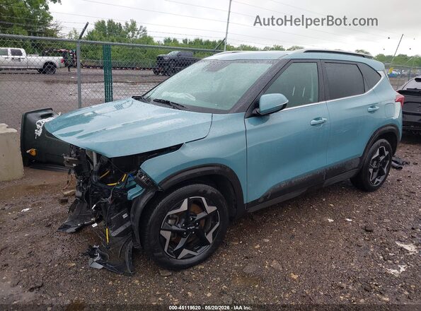 KNDERCAA9S7689325 2025 KIA SELTOS Teal Przód lewy