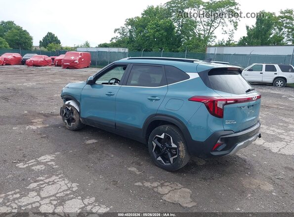 KNDERCAAXR7614238 2024 KIA SELTOS Teal Задня ліва чверть