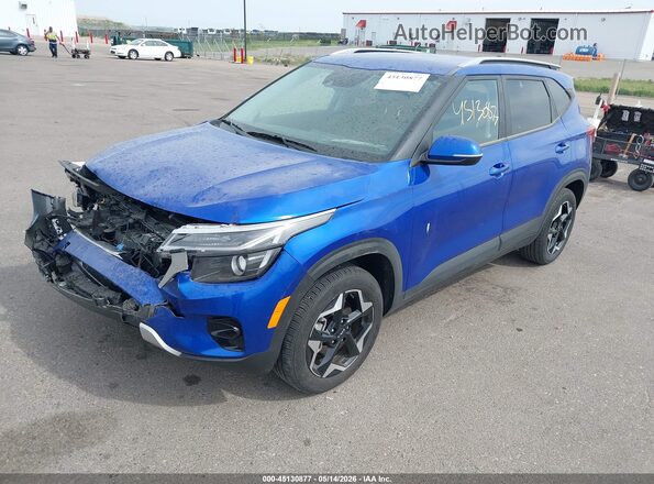 KNDEUCAA7S7681593 2025 KIA SELTOS Синий Передняя левая четверть