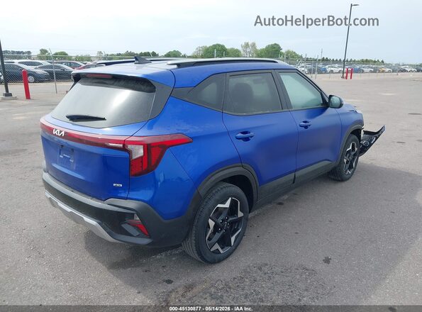 KNDEUCAA7S7681593 2025 KIA SELTOS Синий Задняя правая четверть