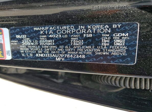 KNDJ33AU7P7842348 2023 KIA SOUL Black 
