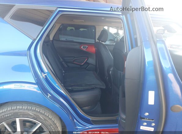 KNDJ53AF5L7105512 2020 KIA SOUL Blue VIN კოდის სტიკერის ხედი