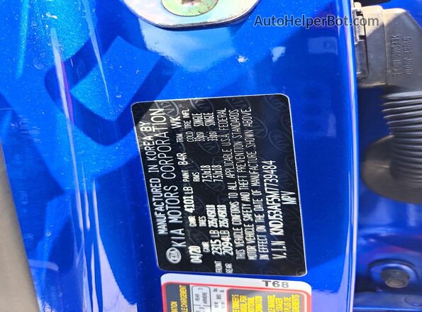 KNDJ53AF5M7739484 2021 KIA SOUL Blue 