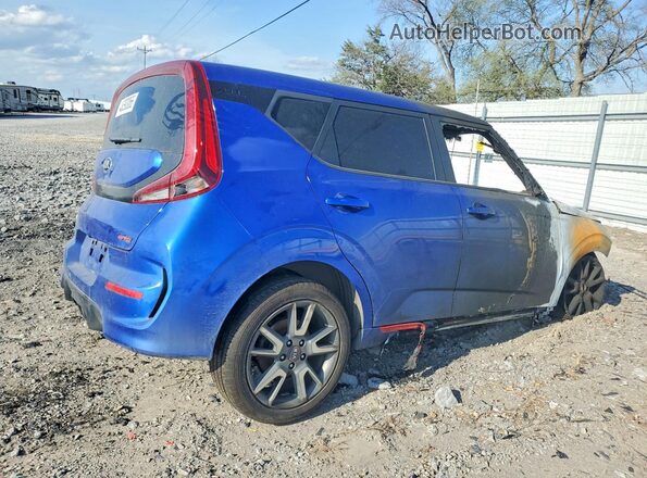 KNDJ53AF8L7059027 2020 KIA SOUL Blue Trasero derecho