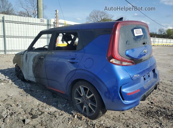 KNDJ53AF8L7059027 2020 KIA SOUL Blue Trasero izquierdo