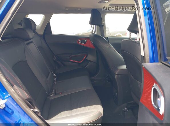 KNDJ53AU6P7205963 2023 KIA SOUL Blue Widok naklejki z numerem VIN