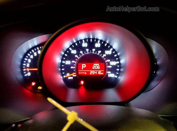 KNDJN2A29K7664888 2019 KIA SOUL Gray Սարքավորումների վահանակի տեսք