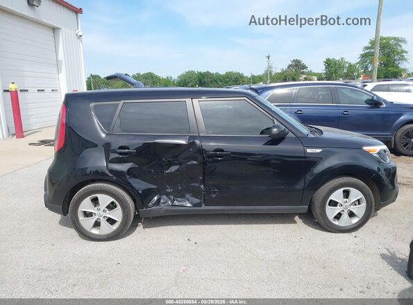 KNDJN2A2XG7403292 2016 KIA SOUL Black Widok wnętrza z tyłu