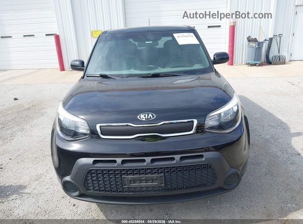 KNDJN2A2XG7403292 2016 KIA SOUL Black Widok zestawu wskaźników