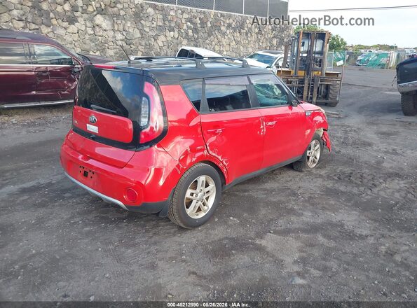 KNDJP3A56H7464800 2017 KIA SOUL Красный Задняя правая четверть