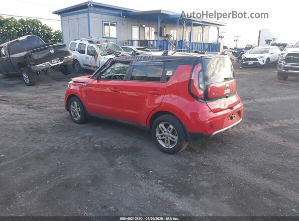 KNDJP3A56H7464800 2017 KIA SOUL Красный Задняя левая четверть