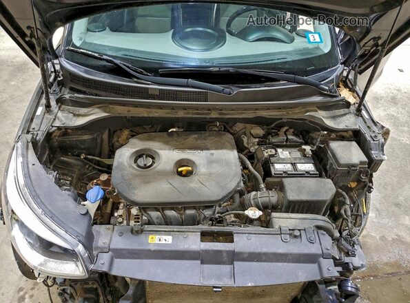 KNDJP3A59H7429975 2017 KIA SOUL Black Vista del compartimento del motor