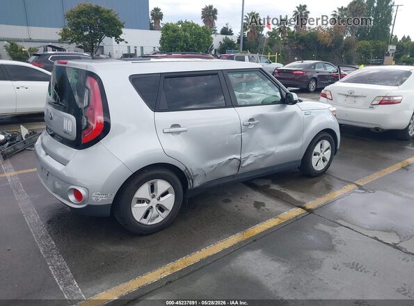 KNDJX3AE1G7007486 2016 KIA SOUL EV Gray Trasero derecho