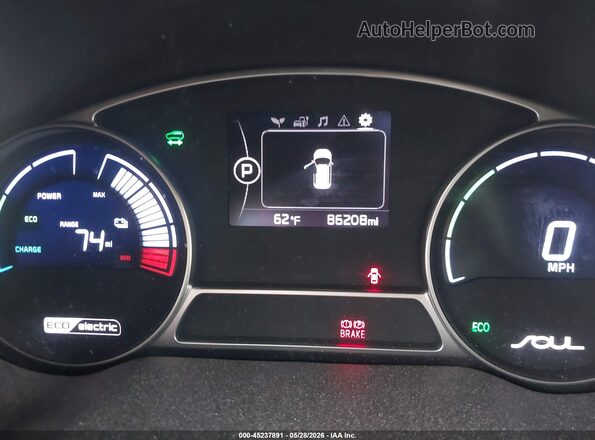 KNDJX3AE1G7007486 2016 KIA SOUL EV Gray 