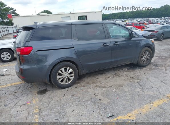 KNDMB5C10G6127402 2016 KIA SEDONA Dark Blue Задня права чверть