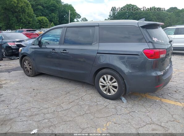 KNDMB5C10G6127402 2016 KIA SEDONA Dark Blue Задня ліва чверть