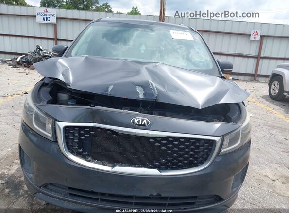 KNDMB5C10G6127402 2016 KIA SEDONA Dark Blue Вид спереду